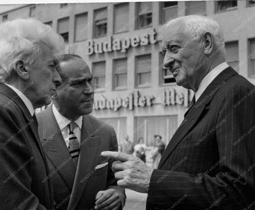 Külkapcsolat - Cyrus Aeton amerikai üzletember Budapesten