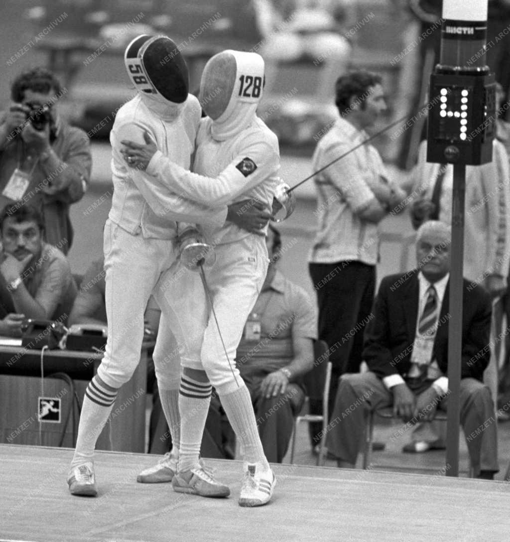 Sport - Moszkvai olimpia - Férfi kardvívás döntő