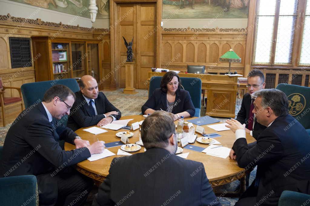 Orbán Viktor fogadta az EBRD elnökét