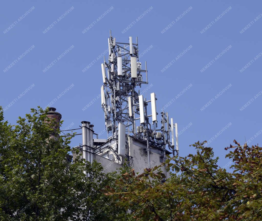 Városkép - Budapest - 5G antenna