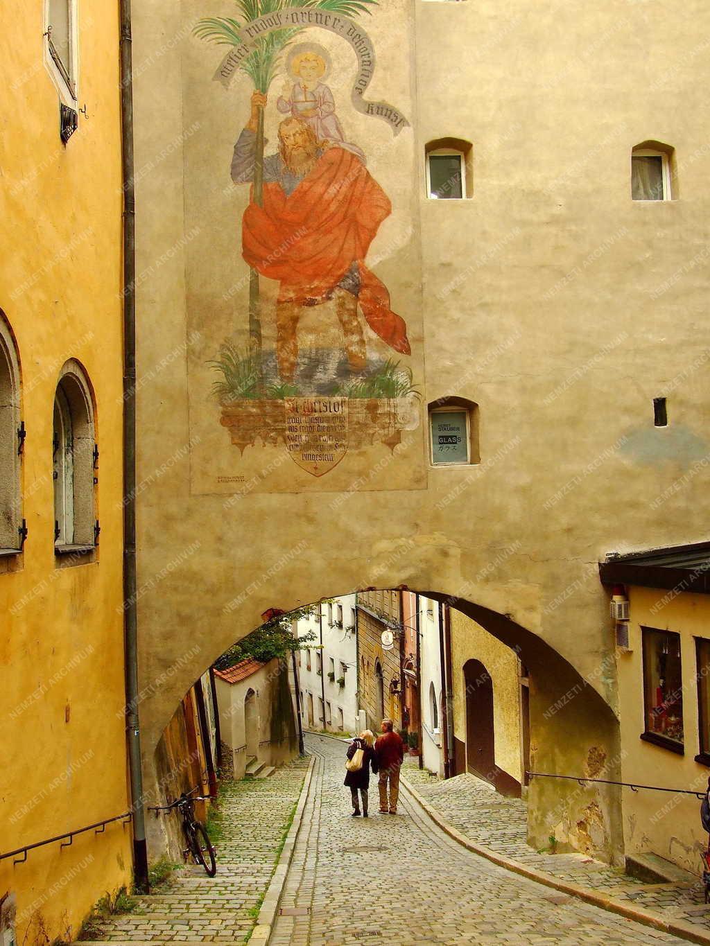 Németország - Passau - Óvárosi épületek