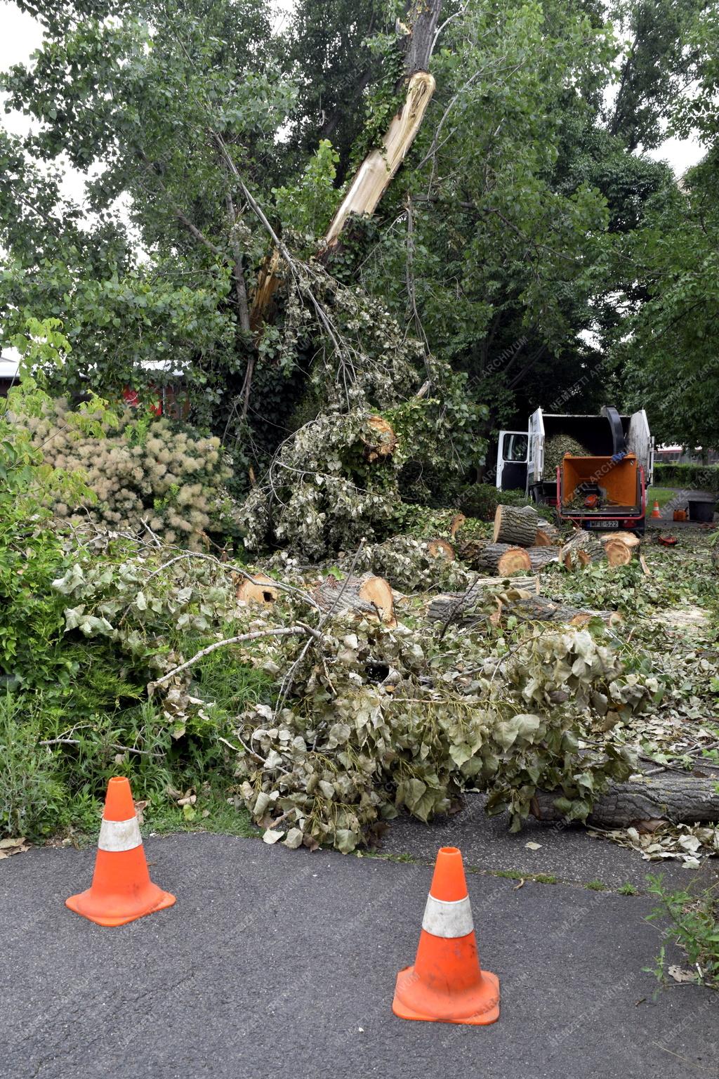Időjárás - Budapest - Viharkár Zuglóban