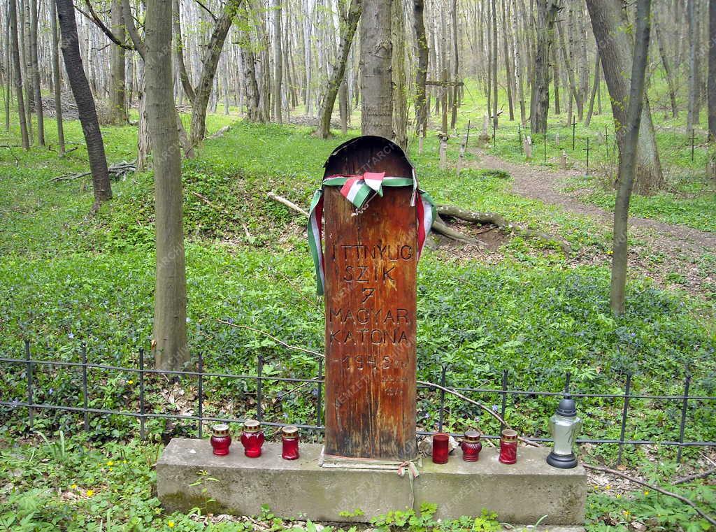 Vértes - Emlékhely - Hét magyar katona sírja