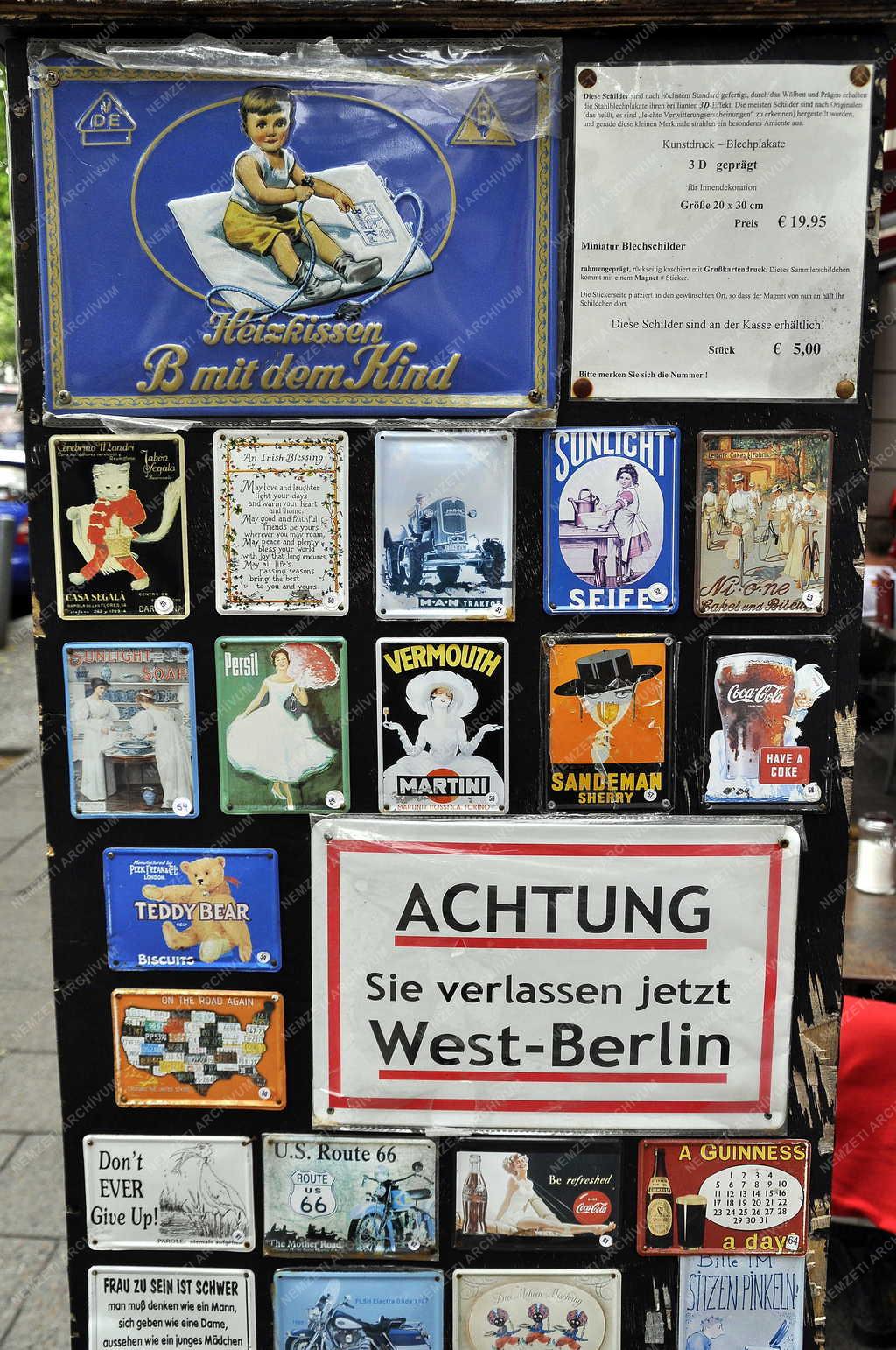 Tárgy - Berlin - Régi reklámok