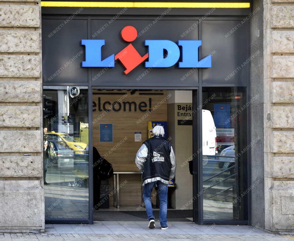 Kereskedelem - Budapest - Lidl élelmiszer-kereskedelmi áruház