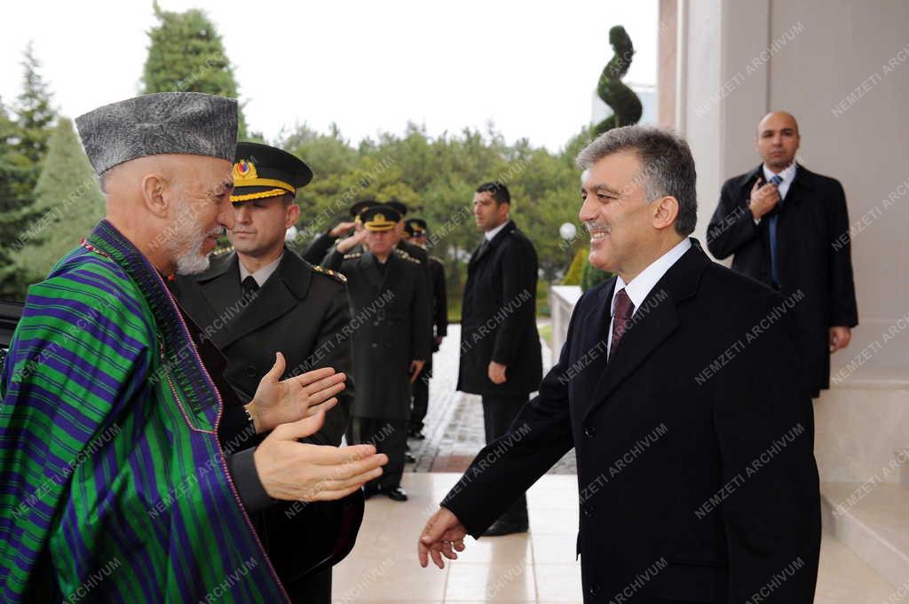 Hamid Karzai Törökországban