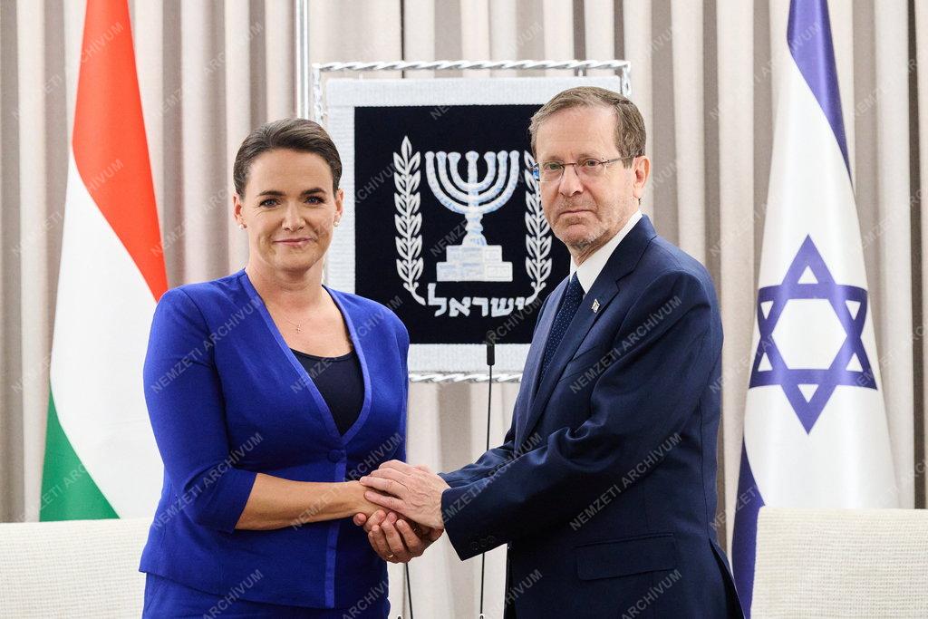 Novák Katalin Izraelben