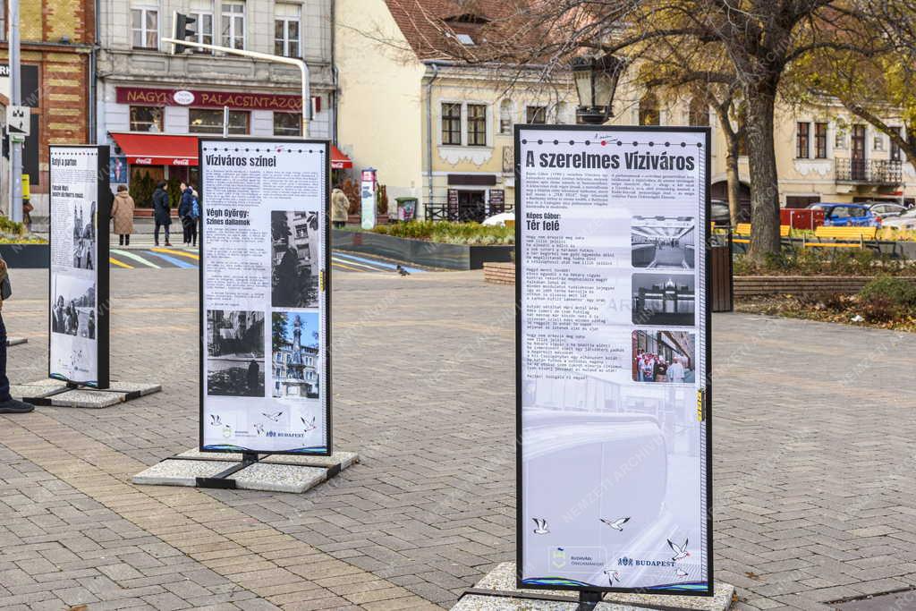 Városkép - Budapest - Batthyány tér történetét bemutató kiállítás