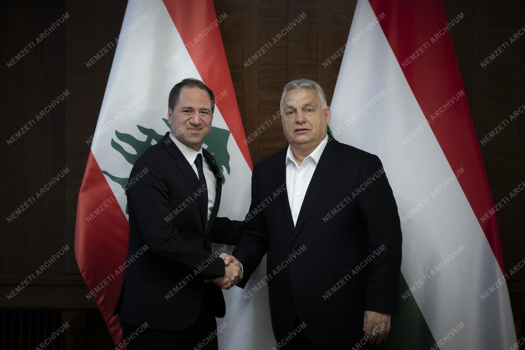 Orbán Viktor a libanoni Kataeb párt elnökével tárgyalt