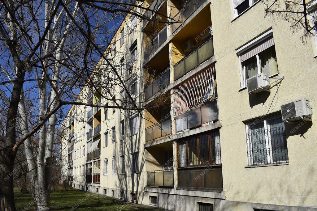 Városkép - Budapest - József Attila lakótelep
