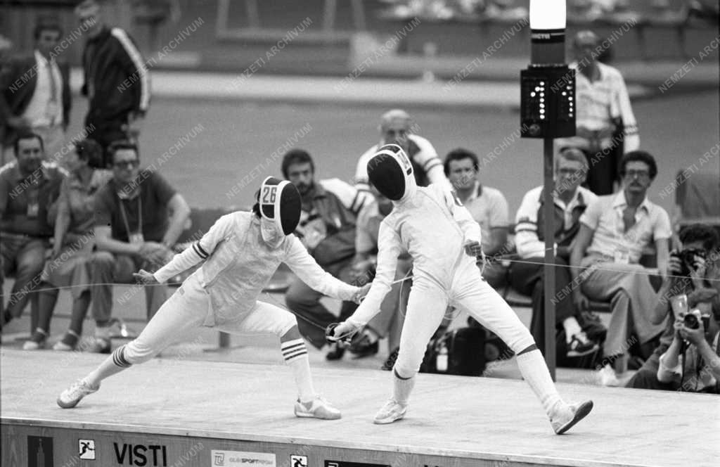 Sport - XXII. Nyári Olimpia - Női tőrvívás