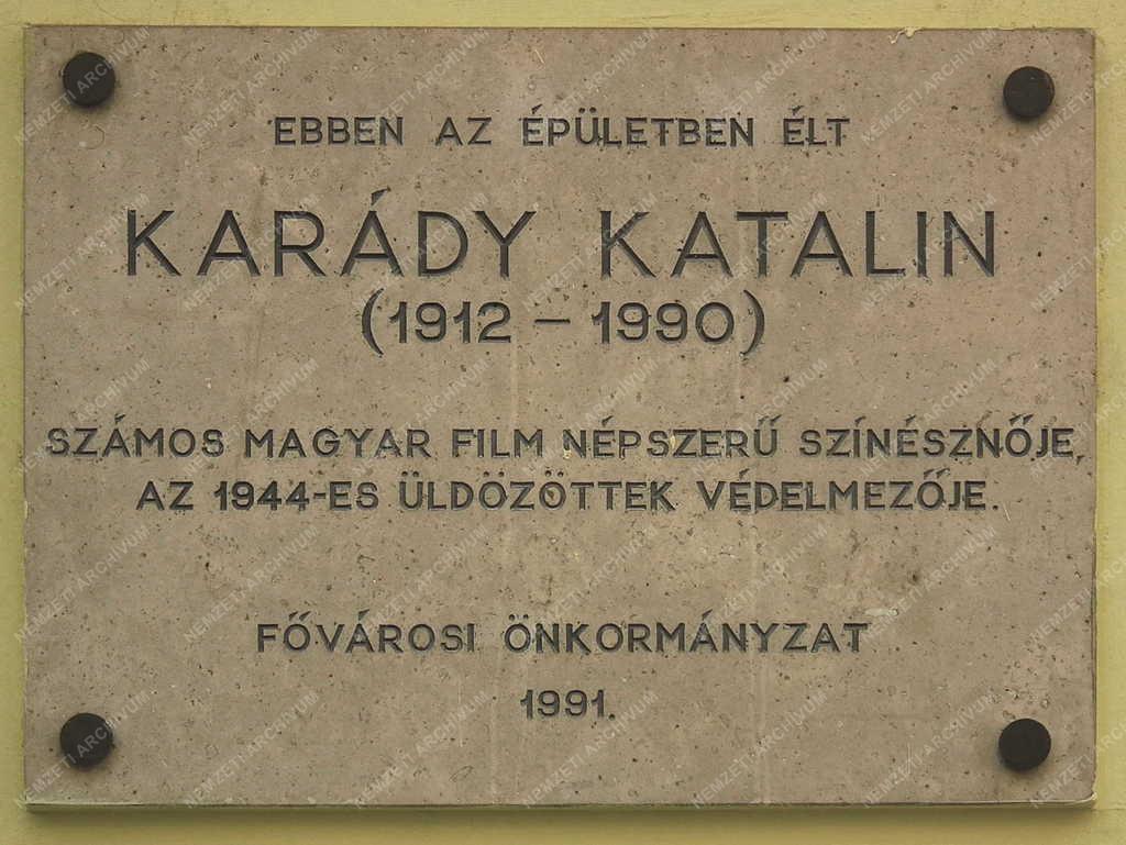 Budapest - Emléktábla