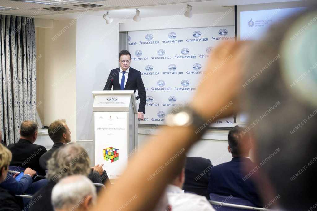 Szijjártó Péter Izraelben