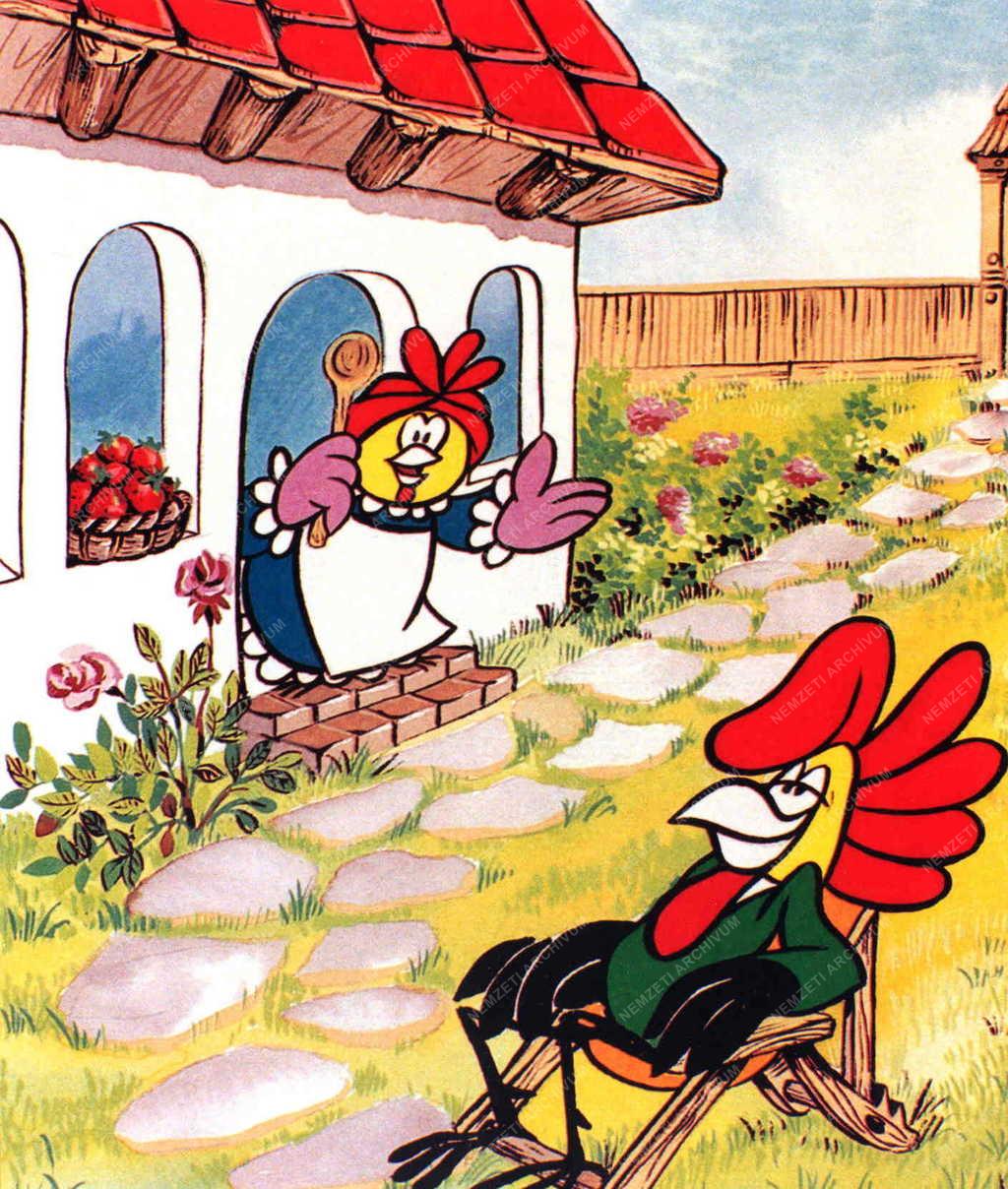 Televízió - Kukori és Kotkoda című rajzfilmsorozat