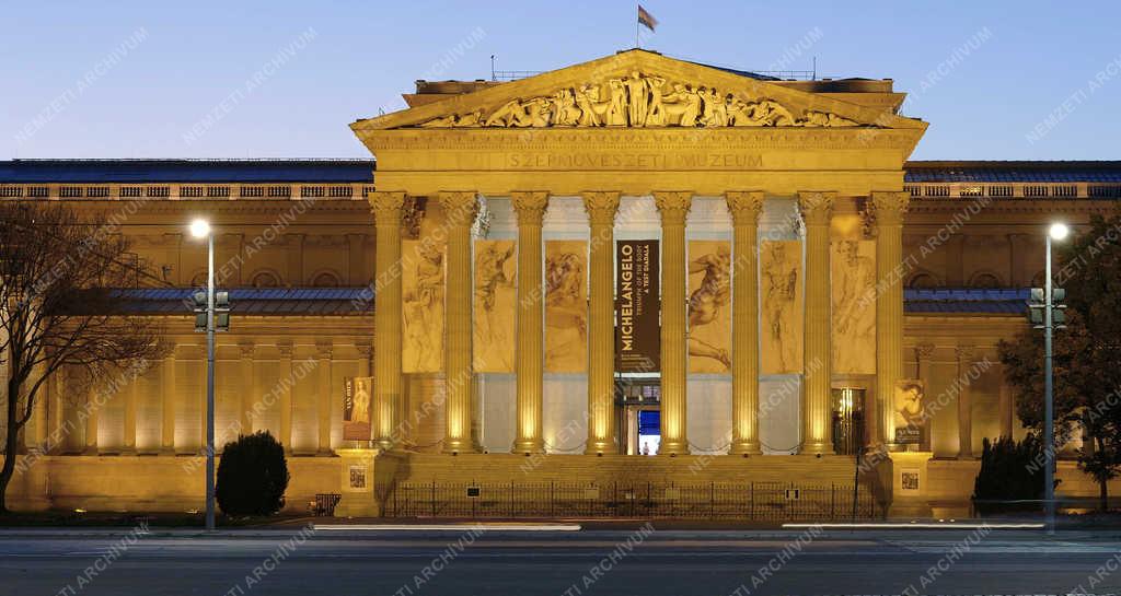 Városkép - Budapest - A Szépművészeti Múzeum épülete