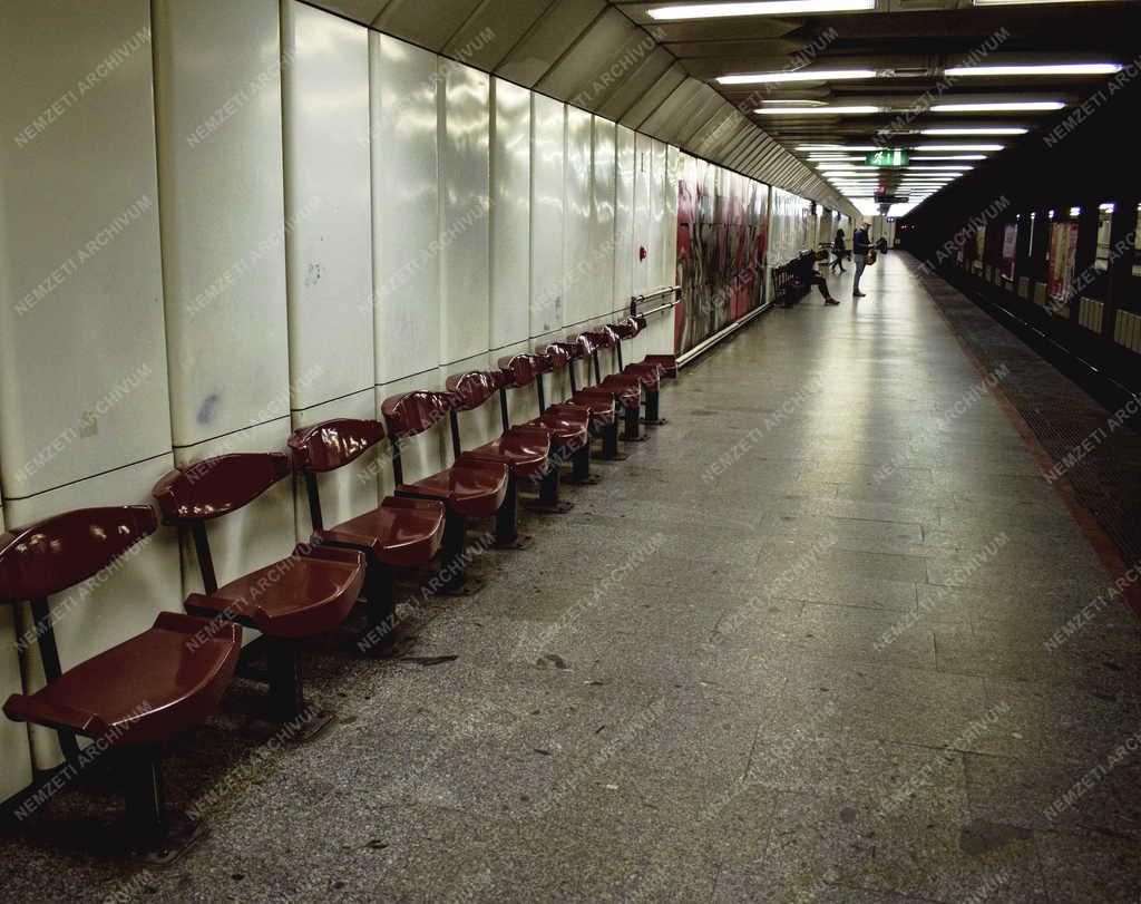 Közlekedés - Budapest - AZ M3-as metró északi szakasza felújítás előtt