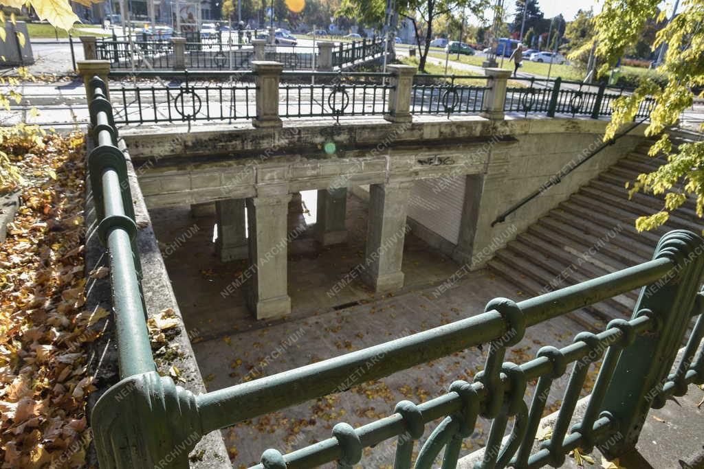 Közlekedés - Budapest - A főváros második legrégebbi gyalogos aluljárója
