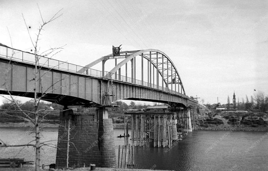 Építőipar - A vásárosnaményi hid újjáépítése