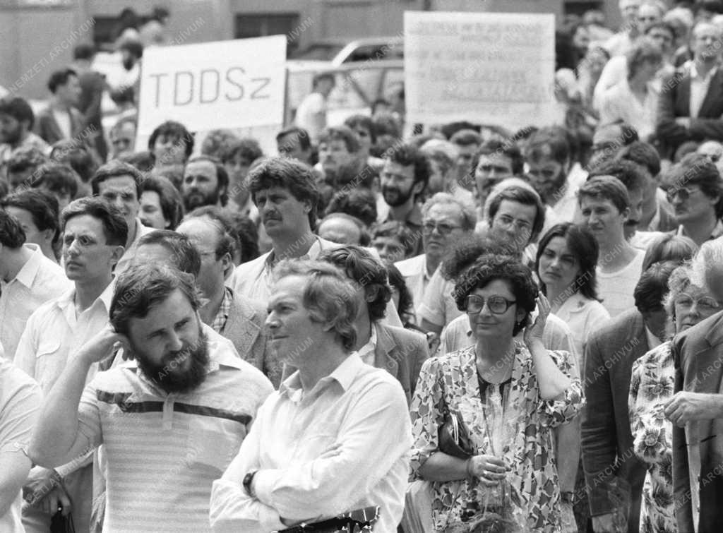 Tüntetés - Pedagógus-demonstráció Szegeden
