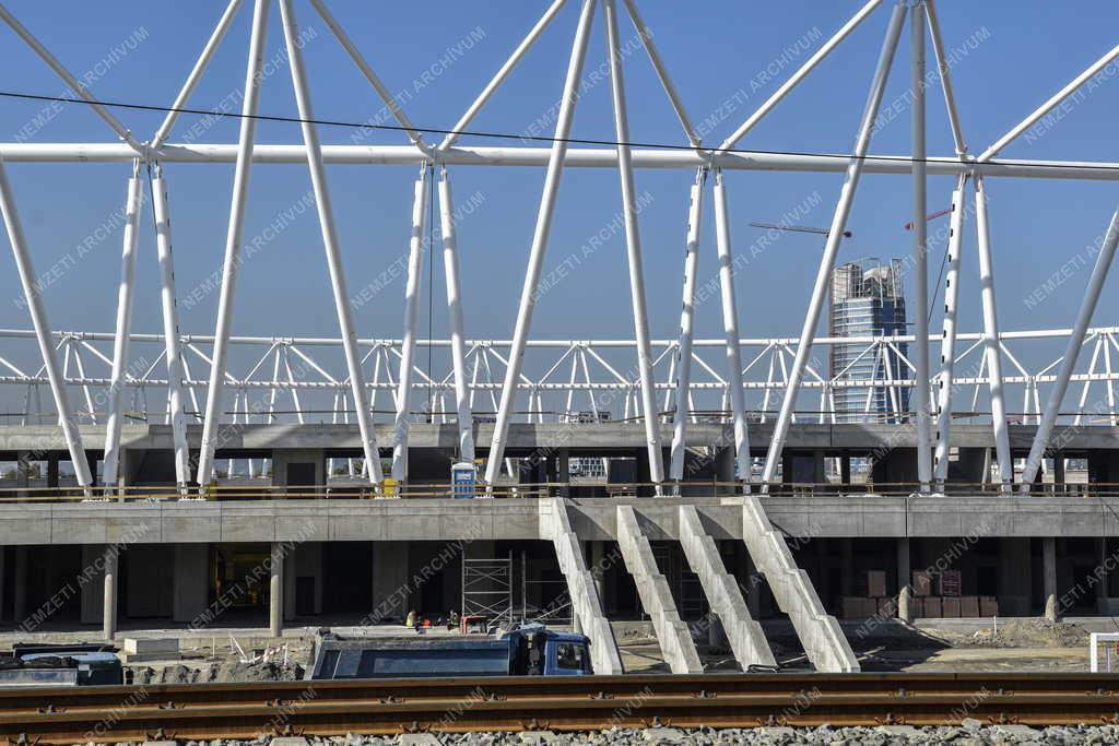 Településfejlesztés - Épül a budapesti Nemzeti Atlétikai Stadion