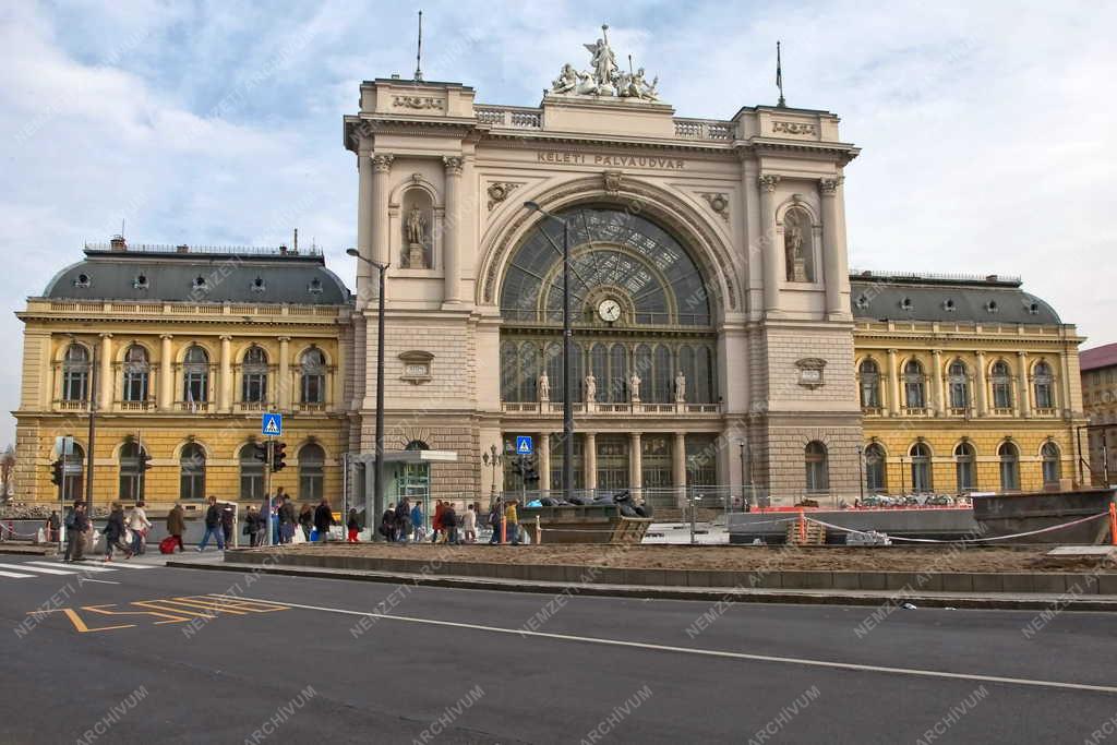 Városkép - Budapest - A Keleti pályaudvar 