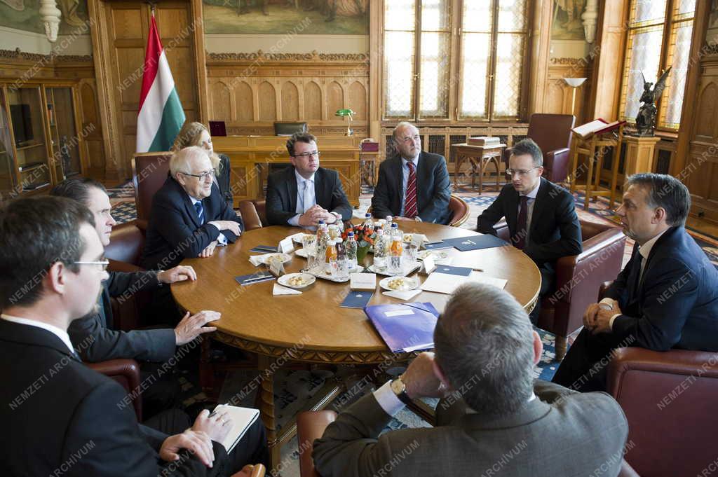 Orbán Viktor fogadta Rainer Brüderlét