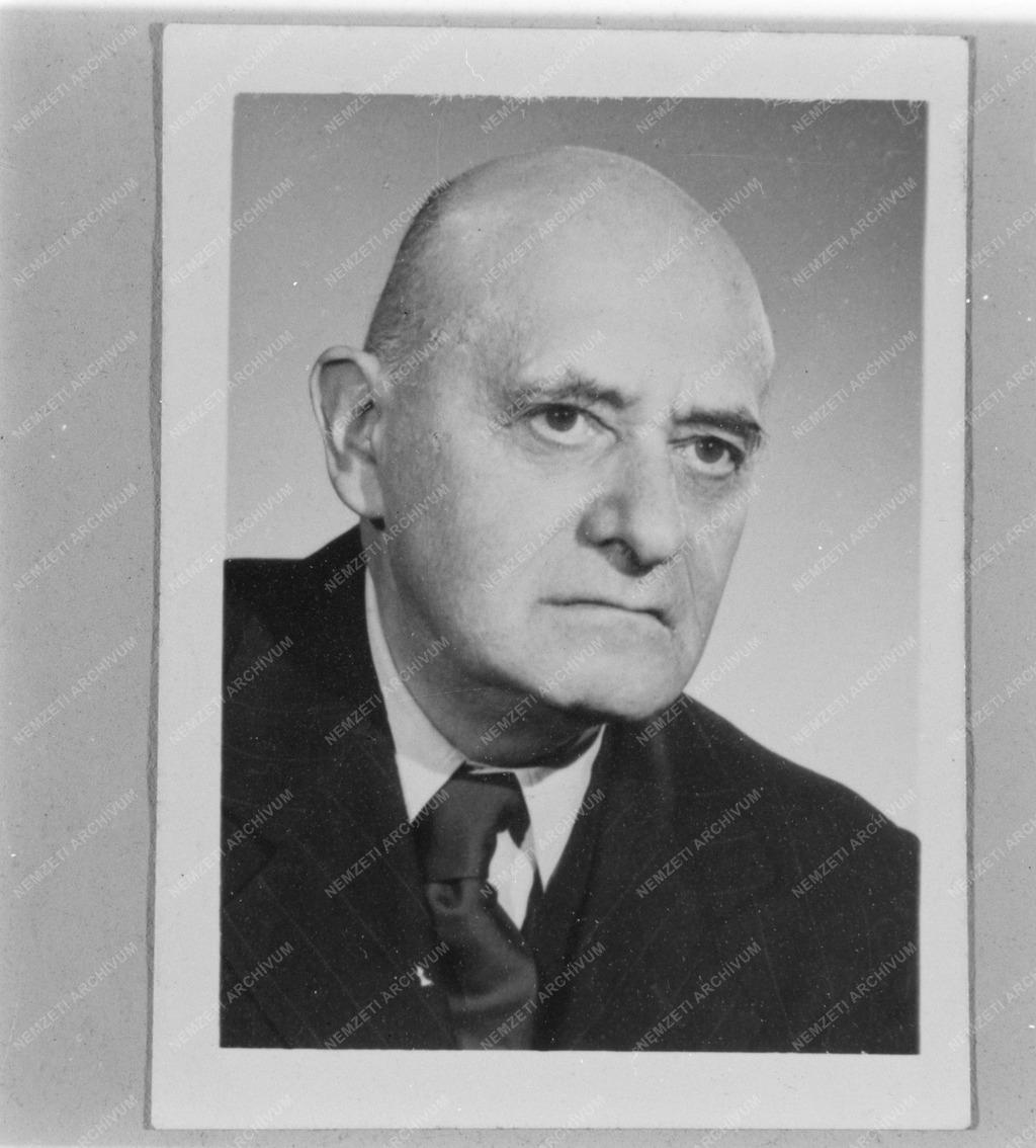 1961-es Kossuth-díjasok - Dr. Marót Károly