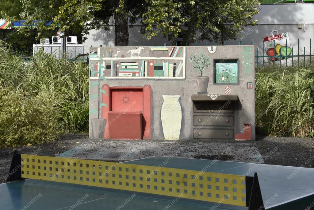 Városkép - Budapest - Teleki téri park