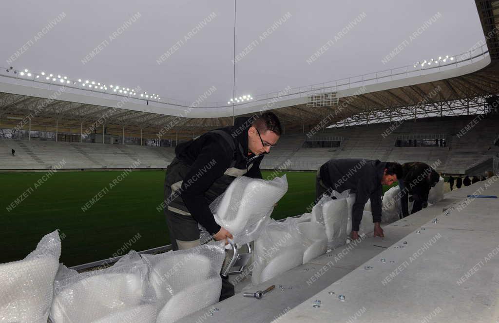 Sportlétesítmény - Debrecen - Épül az új stadion