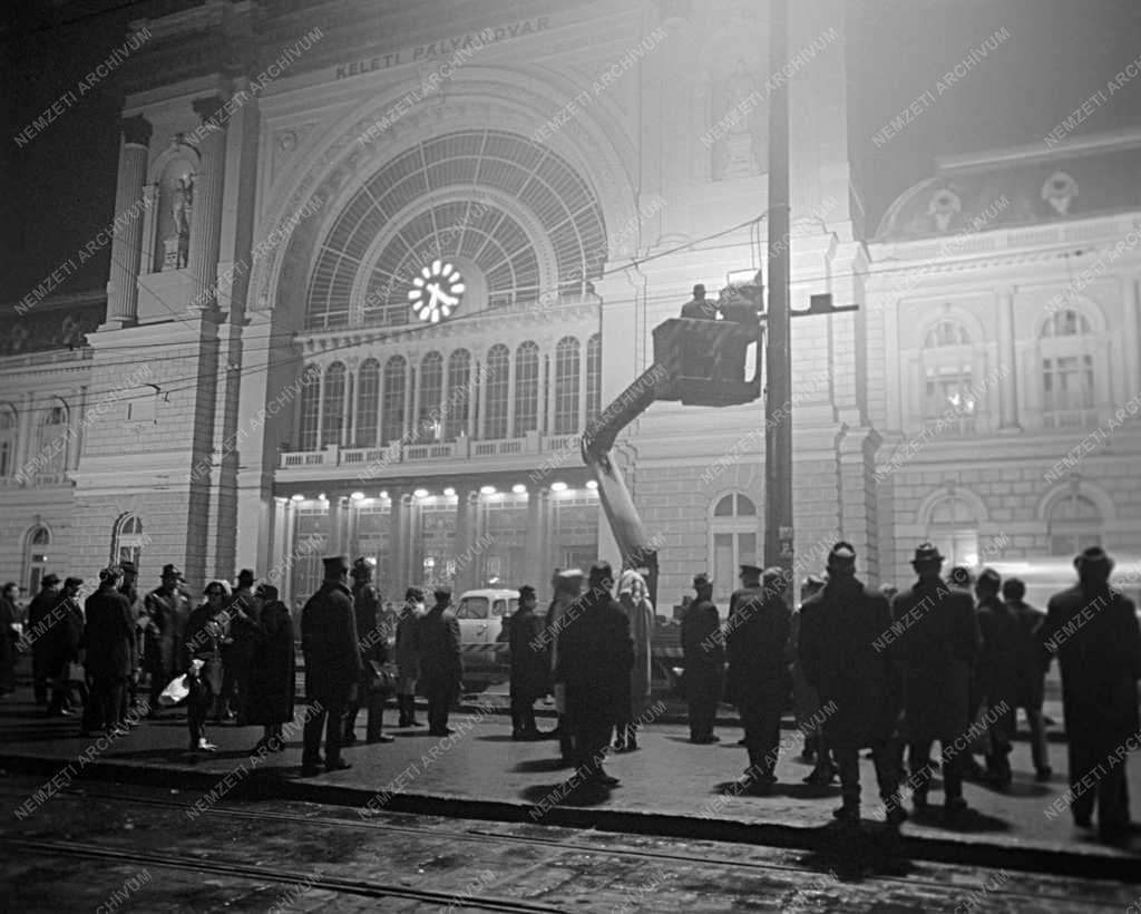 Városkép - A Keleti pályaudvar új megvilágítása