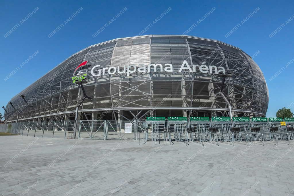 Sportlétesítmény - Budapest - A Groupama Aréna
