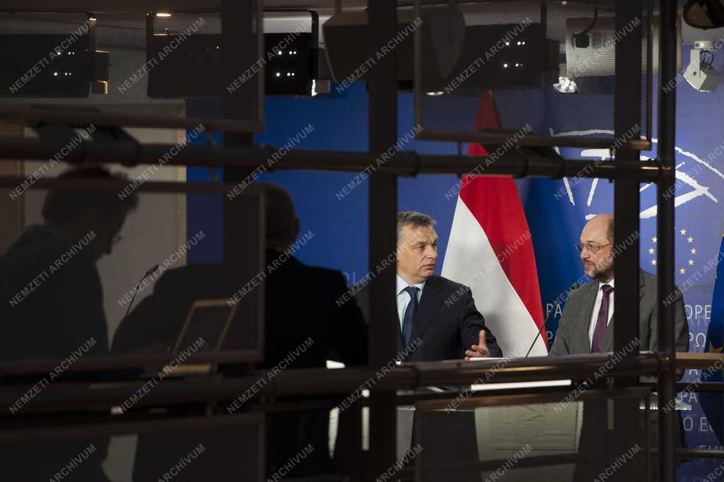 Orbán Viktor Brüsszelben