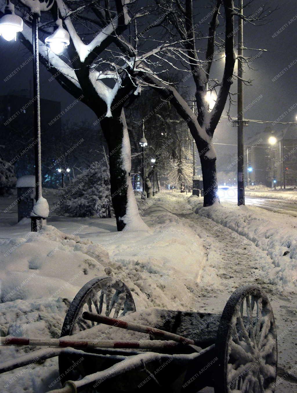 Időjárás - Tél Kőbányán