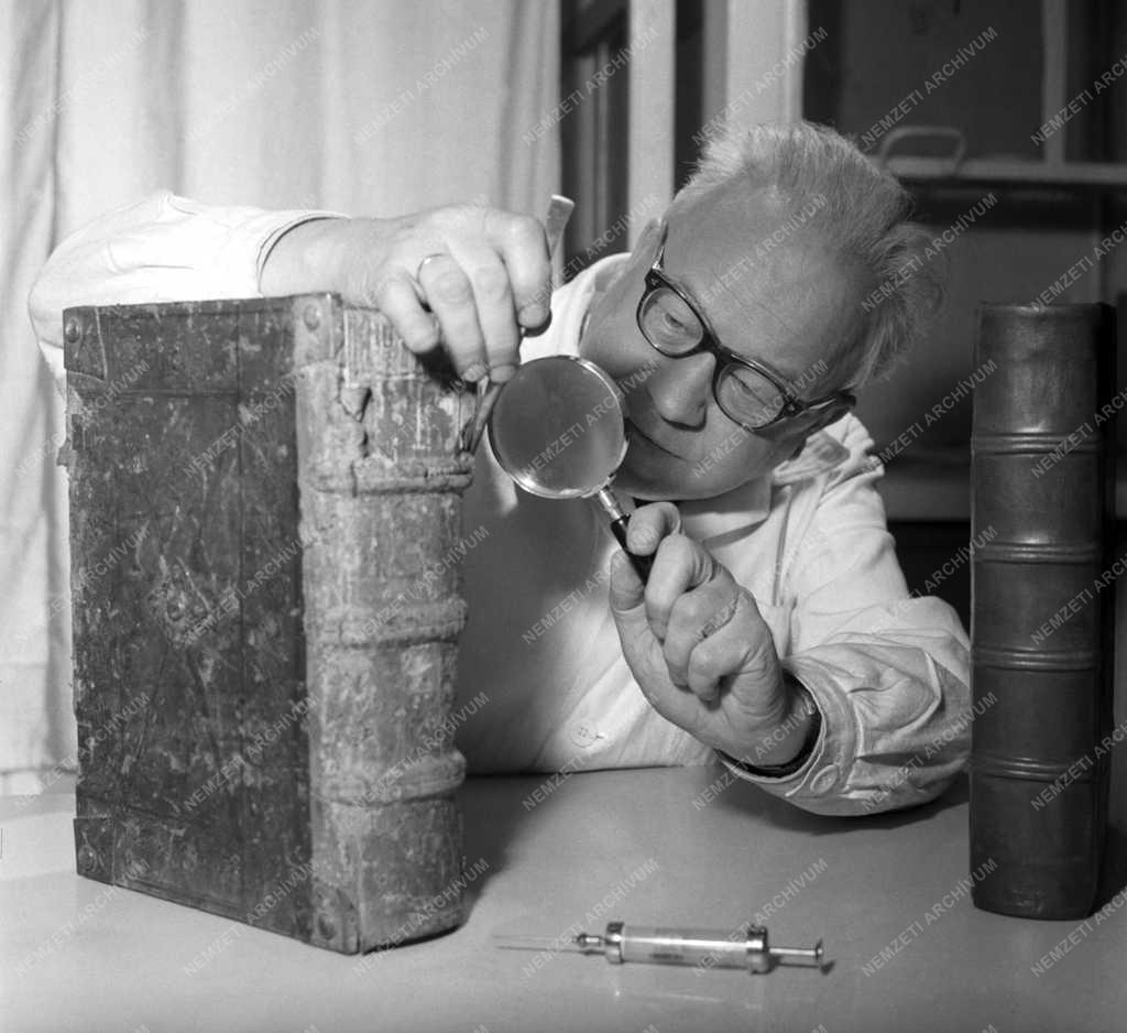 Kultúra - Régi könyvek restaurálása