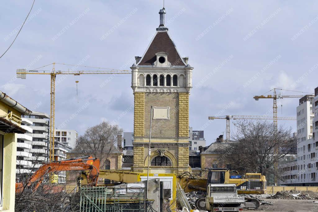 Városkép - Budapest - A régi Közvágóhíd területe