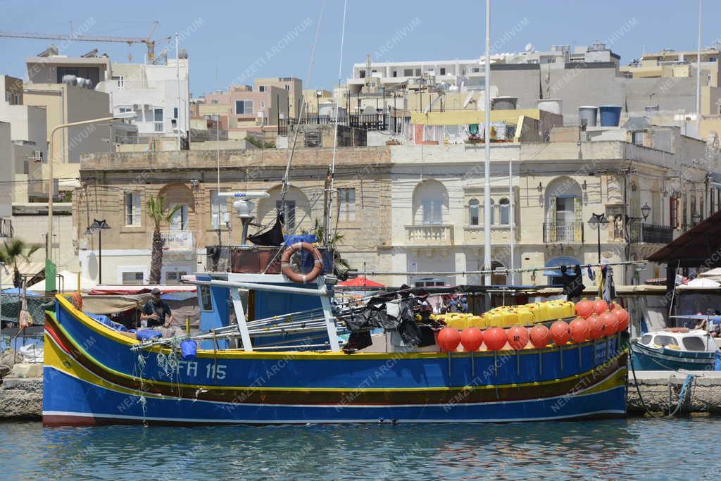 Városkép - Marsaxlokk - Kikötő