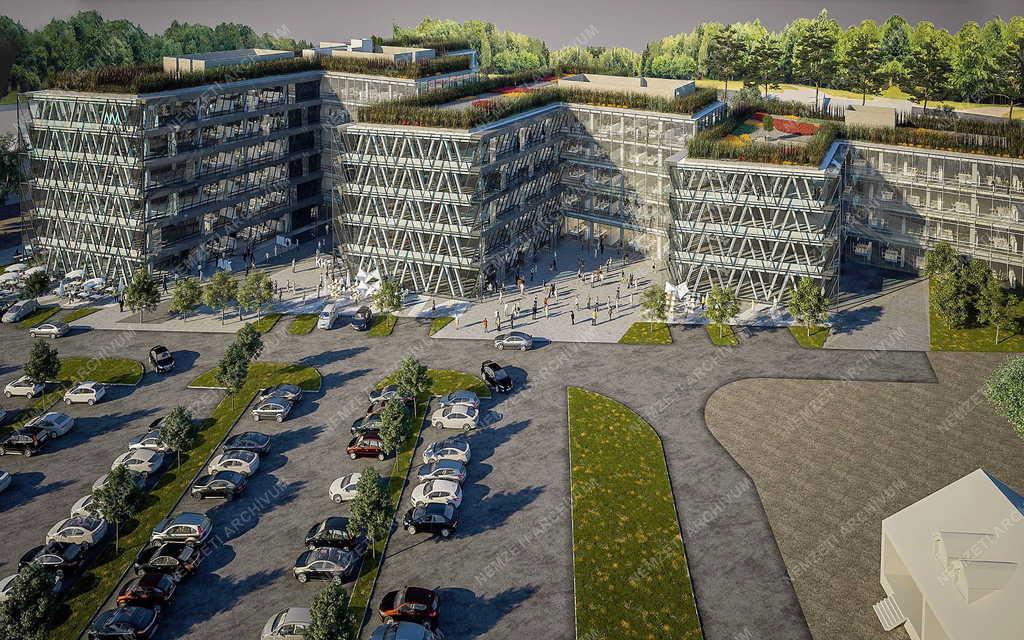 Építészet - Debrecen - A kategóriás irodaház építés
