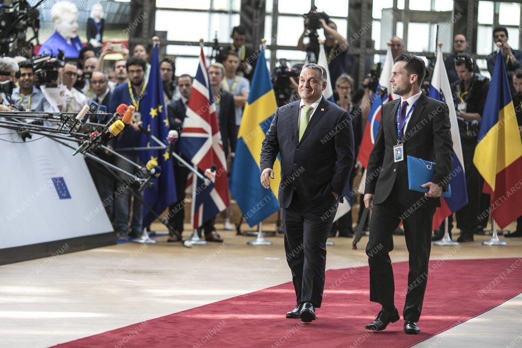 Orbán Viktor Brüsszelben