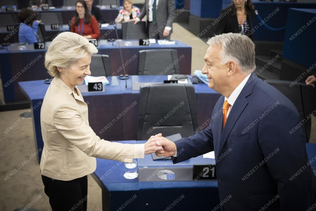 EU-elnökség - Orbán Viktor ismertette a magyar uniós elnökség programját az Európai Parlament ülésén