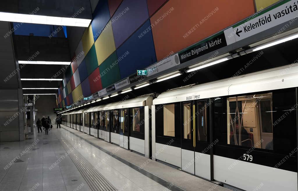 Közlekedés - Budapest - M4-es metró 