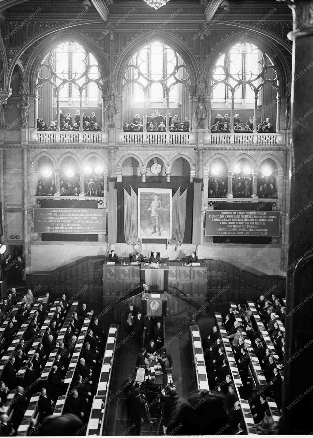 Belpolitika - Országgyűlés - J. V. Sztálin halála 