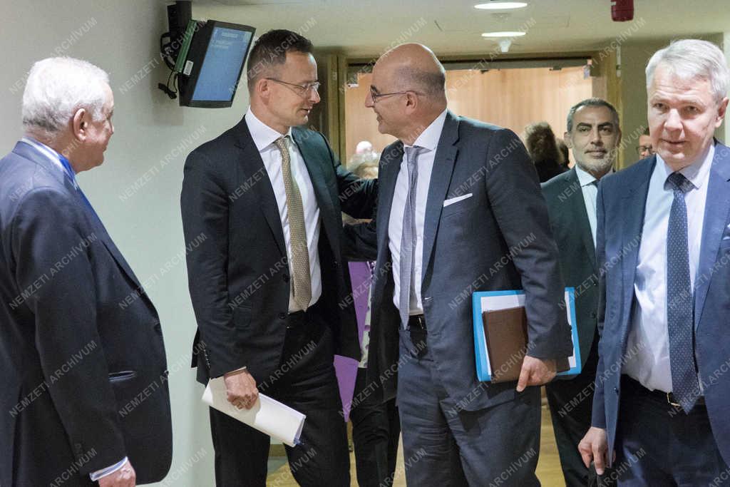 Szijjártó Péter Brüsszelben
