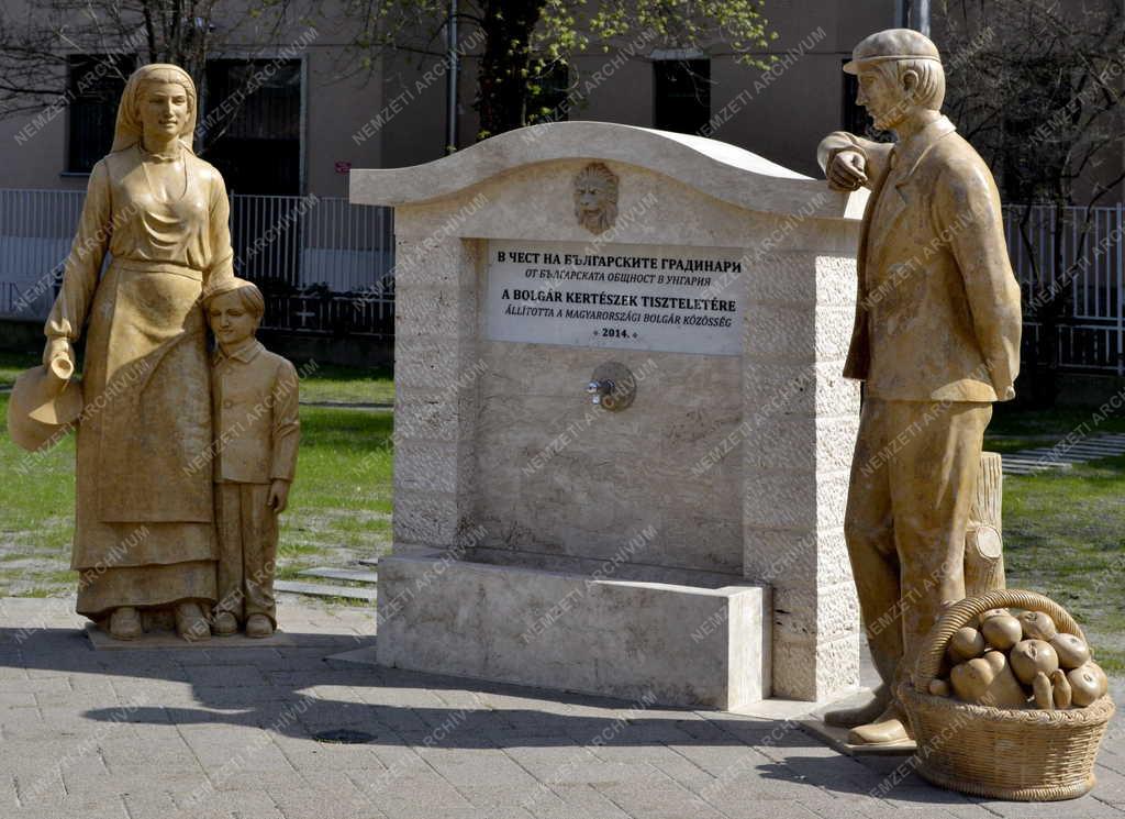 Műalkotás - Budapest - Bolgárkertész-emlékmű