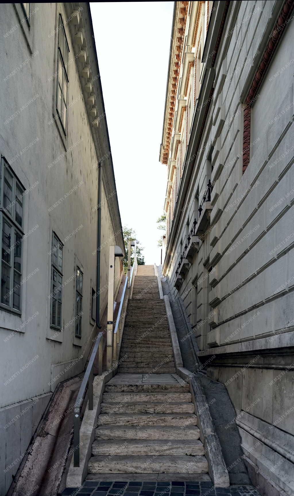 Városkép - Budapest - Sándor Móric lépcső	