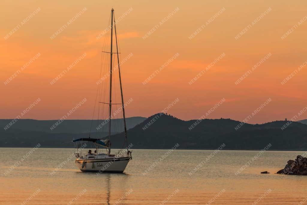 Tájkép - Balatonföldvár - Naplemente 