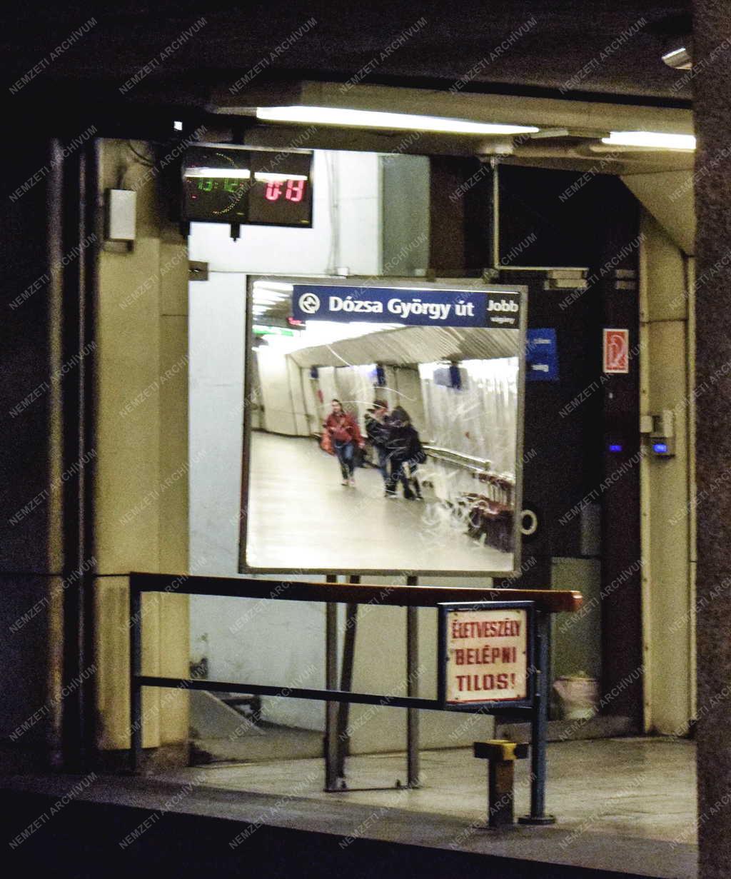 Közlekedés - Budapest - AZ M3-as metró északi szakasza felújítás előtt