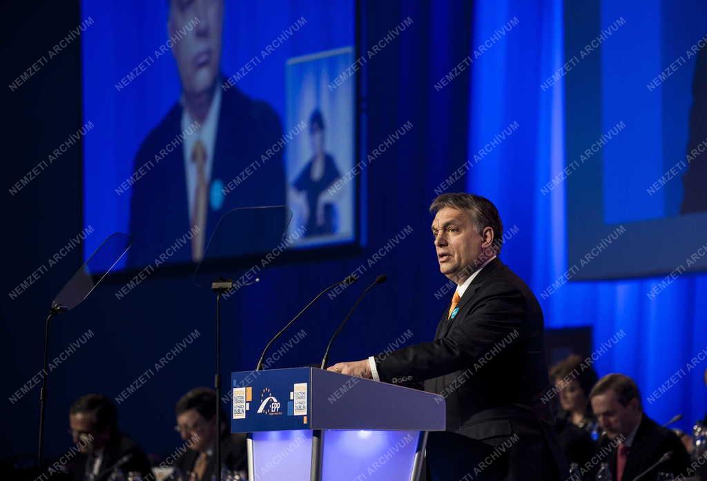 Orbán Viktor az Európai Néppárt dublini kongresszusán