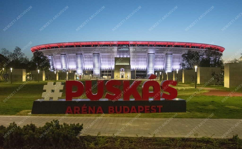 Sportlétesítmény - Puskás Aréna - 16. labdarúgó Európa-bajnokság egyik helyszíne