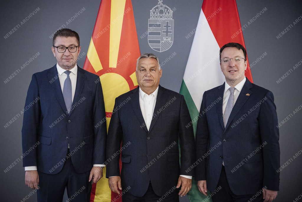 Orbán Viktor fogadta a VMRO-DPMNE vezetőségét