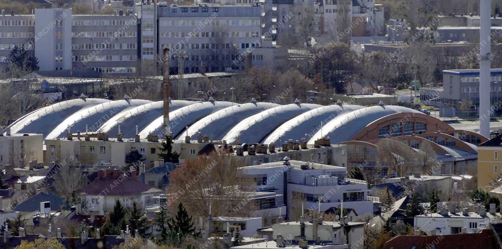 Városkép - Budapest - A BKK kelenföldi autóbusz garázsa